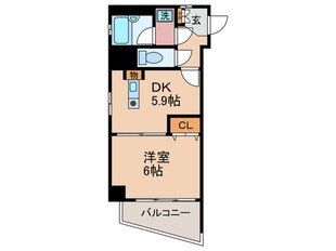 エスリ－ド京都河原町(1105)の物件間取画像